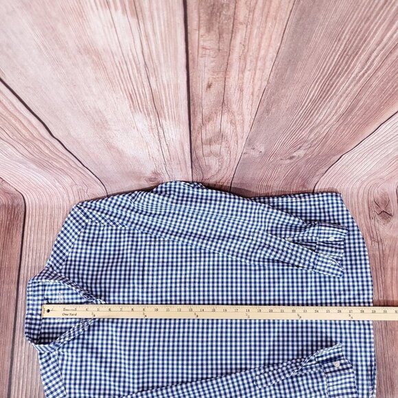 Vineyard Vines Mens Medium On the Go Performance Brrr Blue LS Button Down Shirt - Picture 14 of 14